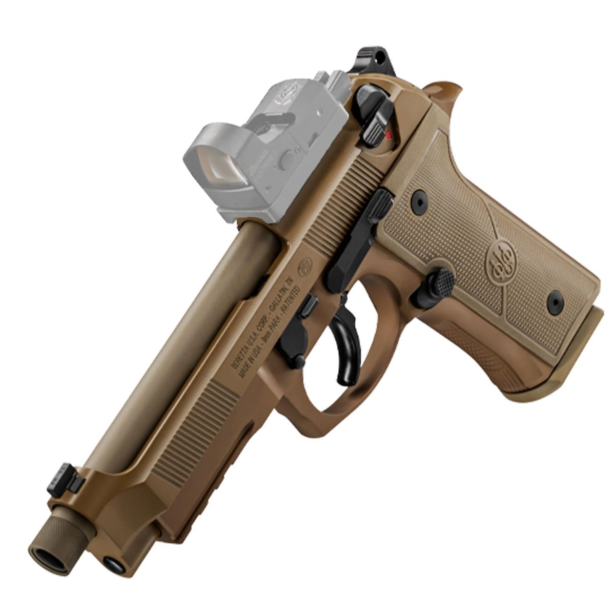 Pistola Beretta M9A4 Cal.9mm 18 Tiros - Cano 5" - Imagem 3
